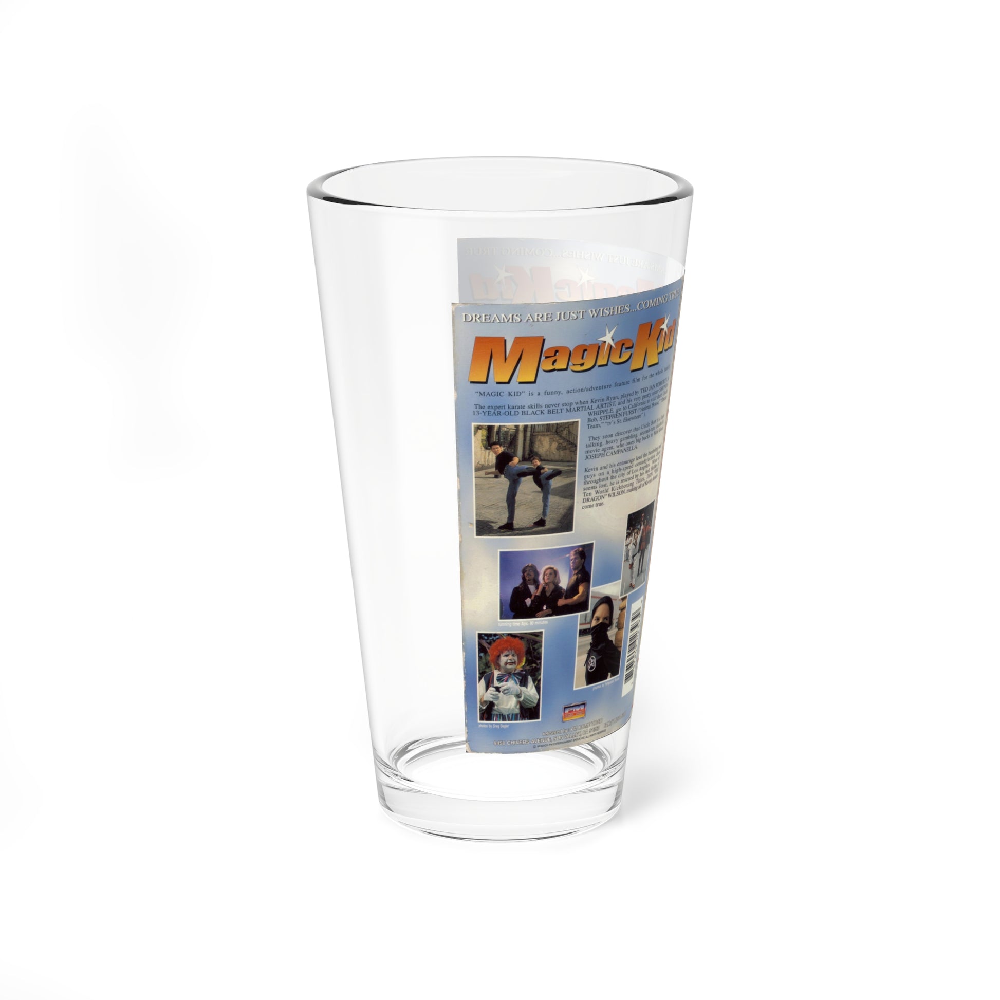 MAGIC KID (VHS COVER) Pint Glass 16oz-Go Mug Yourself