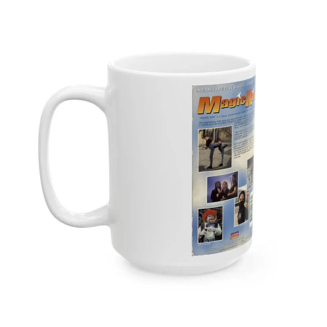 MAGIC KID (VHS COVER) - White Coffee Mug - Go Mug Yourself