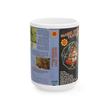 MAGIC STAR TRAVELER VOLUME 2 (VHS COVER) - White Coffee Mug 15oz - Go Mug Yourself