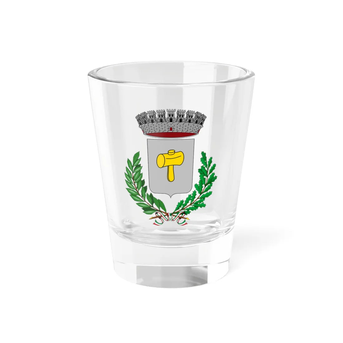 Magliano in Toscana-Stemma (Italy) (Coat of Arms) Shot Glass 1.5oz 1.5oz - Go Mug Yourself