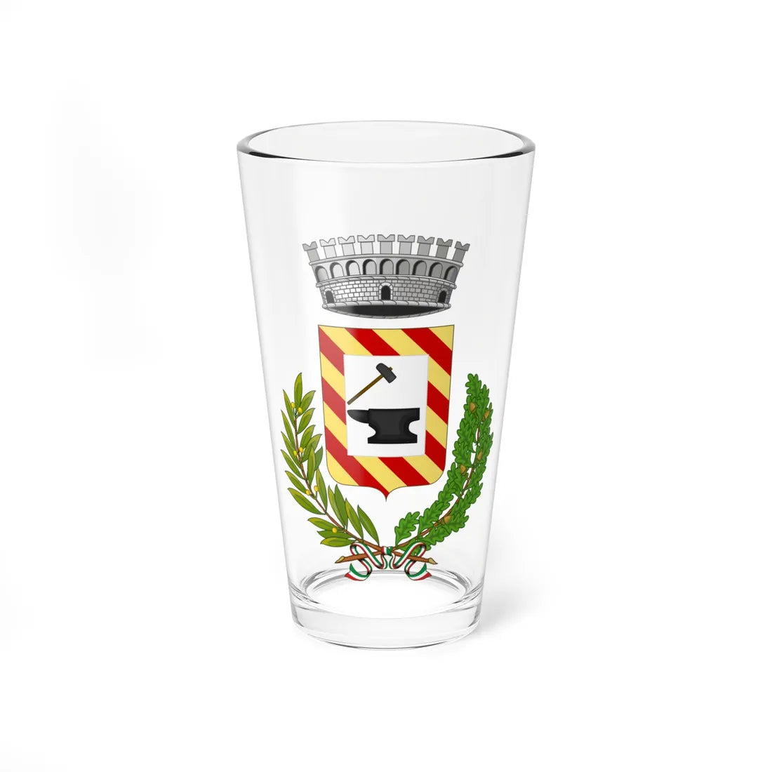 Magliolo-Stemma (Italy) (Coat of Arms) Pint Glass 16oz 16oz - Go Mug Yourself