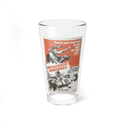 MAGNIFICENT DAREDEVILS 1973 Movie Poster - Pint Glass 16oz-16oz-Go Mug Yourself