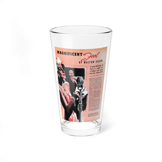 Magnificent Fool, part 4, Liberty magazine, November 26, 1938 - Pint Glass 16oz 16oz - Go Mug Yourself