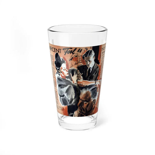 Magnificent Fool, part 6, Liberty magazine, December 10, 1938 - Pint Glass 16oz 16oz - Go Mug Yourself
