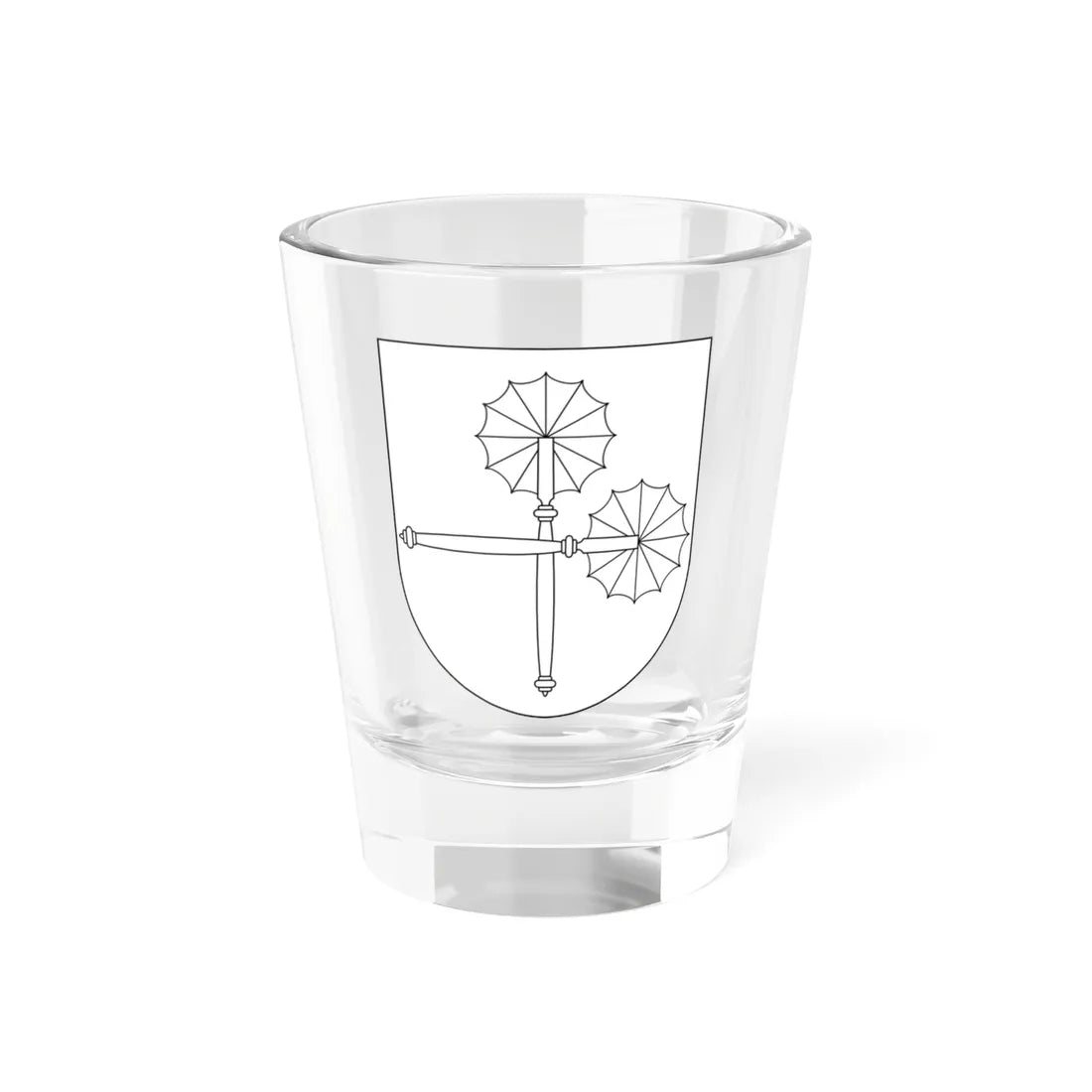 Magnus Laurensson Färla V vapen (Sweden) (Coat of Arms) Shot Glass 1.5oz 1.5oz - Go Mug Yourself