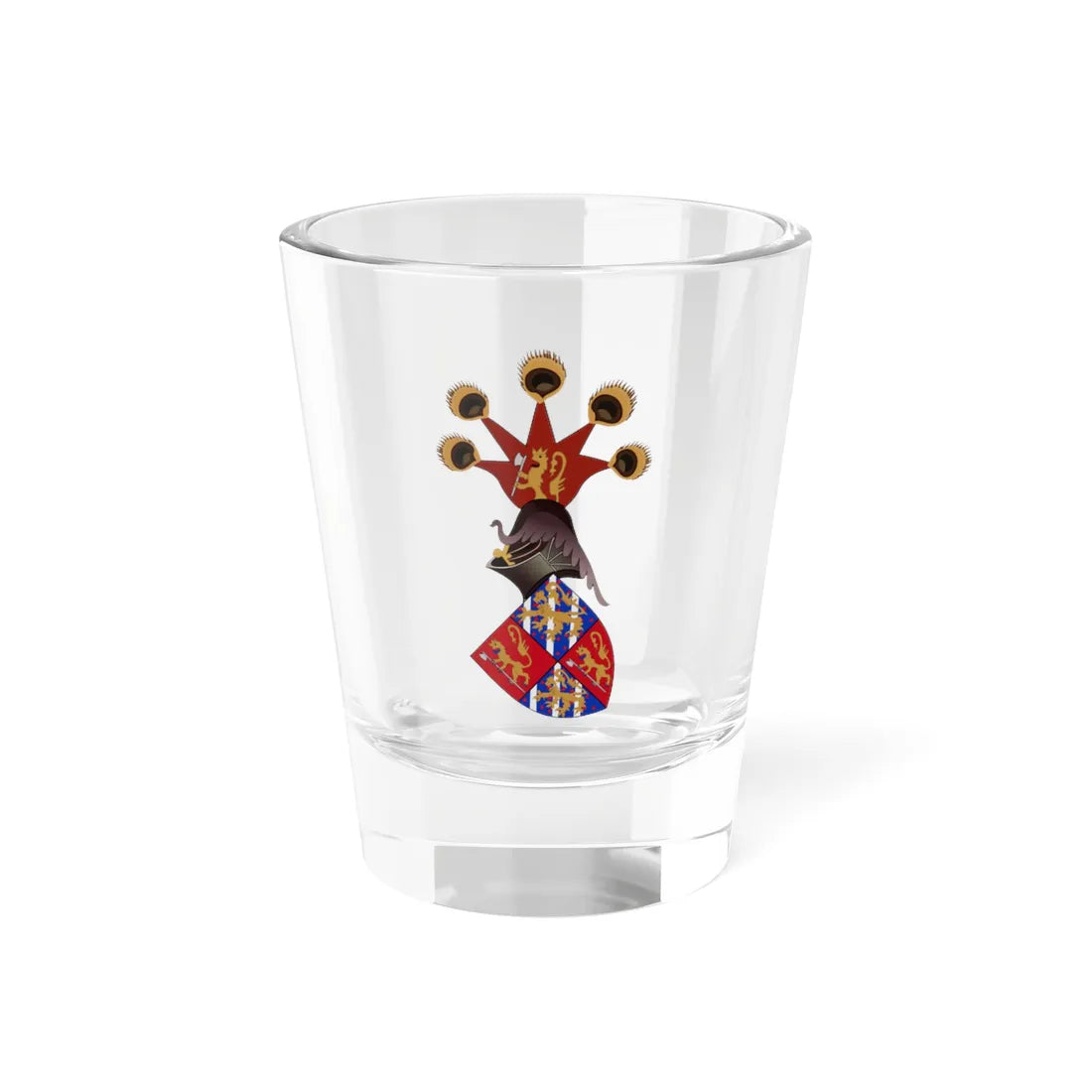 Magnus VII de Norvège Armorial de Gelre (Sweden) (Coat of Arms) Shot Glass 1.5oz 1.5oz - Go Mug Yourself