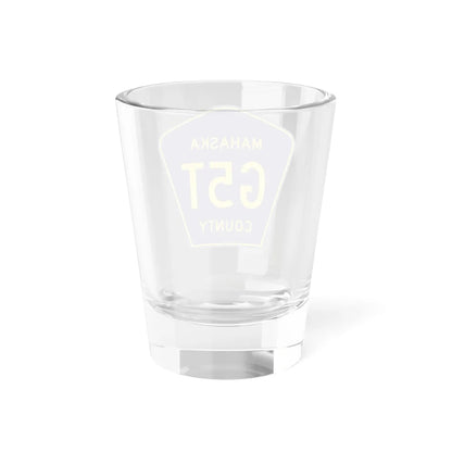 Mahaska County Route G5T IA (Iowa) (Road Sign) Shot Glass 1.5oz - Go Mug Yourself