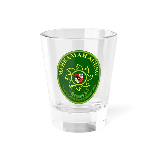 Mahkamah Agung insignia (Indonesia) (Coat of Arms) Shot Glass 1.5oz 1.5oz - Go Mug Yourself