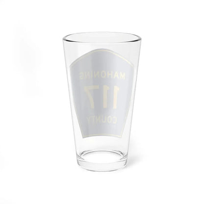 Mahoning County 117 (Ohio) (Road Sign) Pint Glass 16oz - Go Mug Yourself