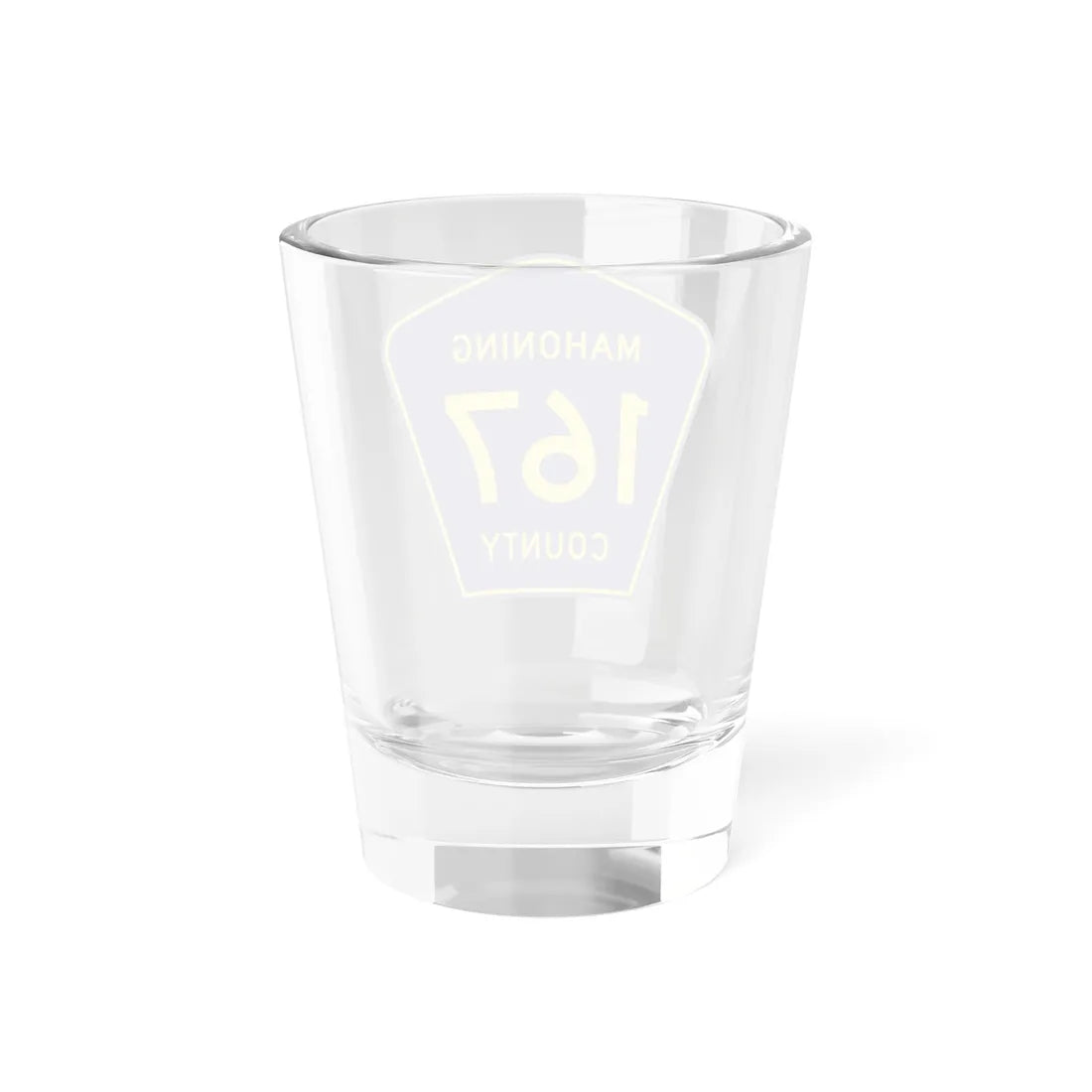Mahoning County 167 (Ohio) (Road Sign) Shot Glass 1.5oz - Go Mug Yourself