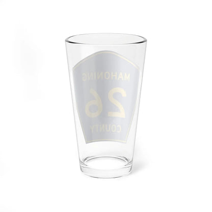 Mahoning County 26 (Ohio) (Road Sign) Pint Glass 16oz - Go Mug Yourself