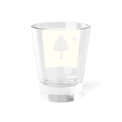 Maine 1901 Flag Emblem (United States) Shot Glass 1.5oz - Go Mug Yourself