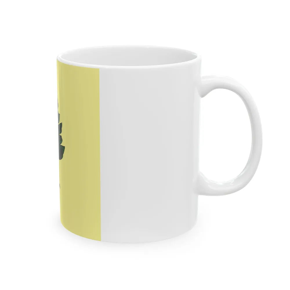Maine 1901 Flag Emblem (United States) White Coffee Mug - Go Mug Yourself