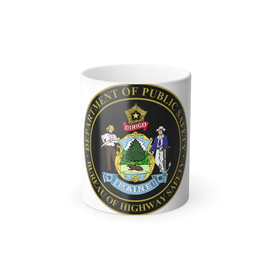 Maine Bureau of Highway Safety - Color Changing Mug 11oz-11oz-Go Mug Yourself