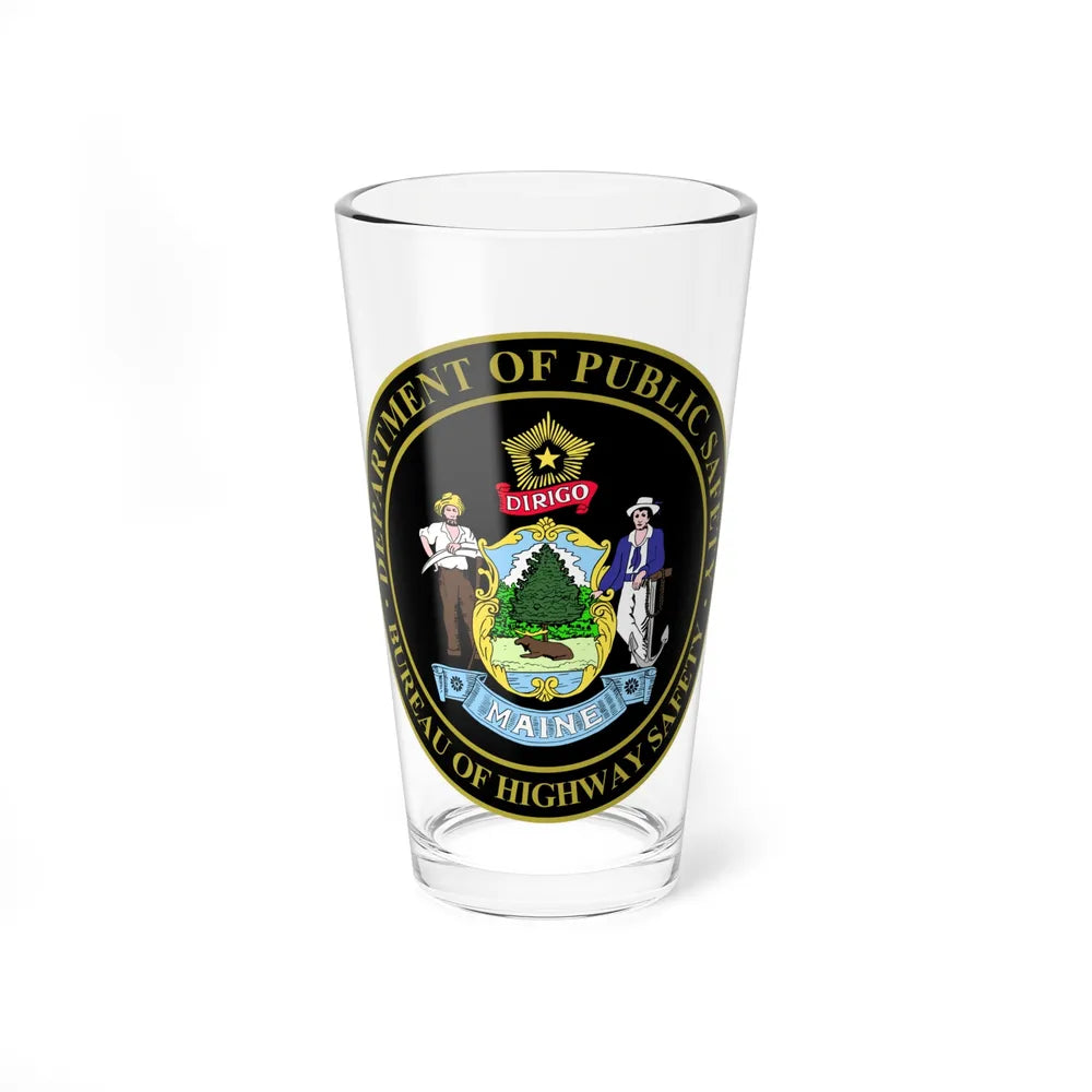 Maine Bureau of Highway Safety - Pint Glass 16oz-16oz-Go Mug Yourself