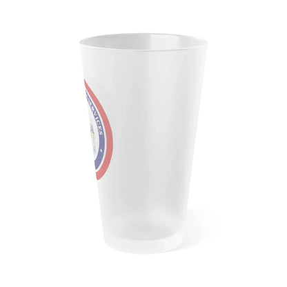 Maine Bureau of Veterans Services - Frosted Pint Glass 16oz - Go Mug Yourself