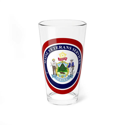 Maine Bureau of Veterans Services - Pint Glass 16oz-16oz-Go Mug Yourself