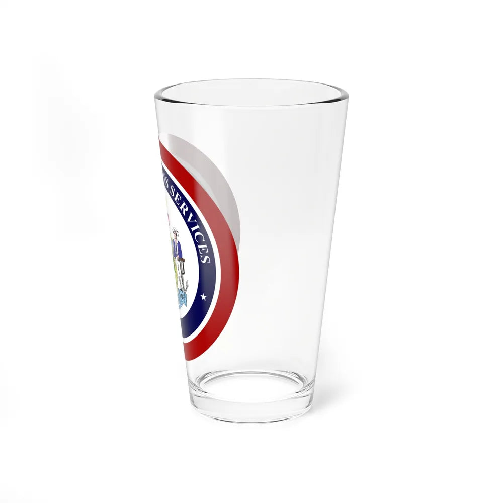 Maine Bureau of Veterans Services - Pint Glass 16oz-Go Mug Yourself