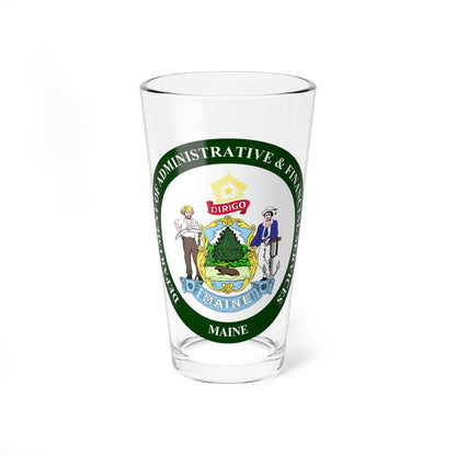 Maine Department of Administrative and Financial Services - Pint Glass 16oz-16oz-Go Mug Yourself