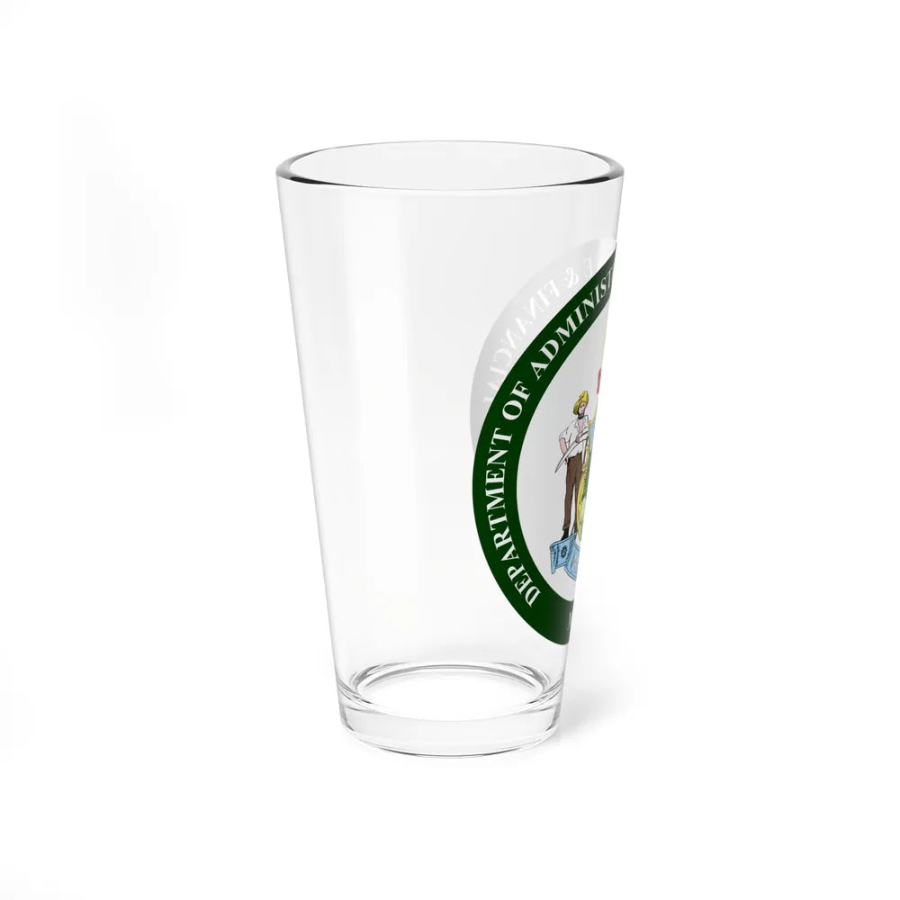 Maine Department of Administrative and Financial Services - Pint Glass 16oz-Go Mug Yourself