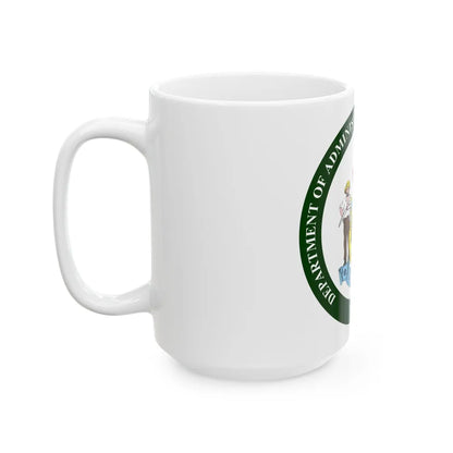 Maine Department of Administrative and Financial Services - White Coffee Mug-Go Mug Yourself