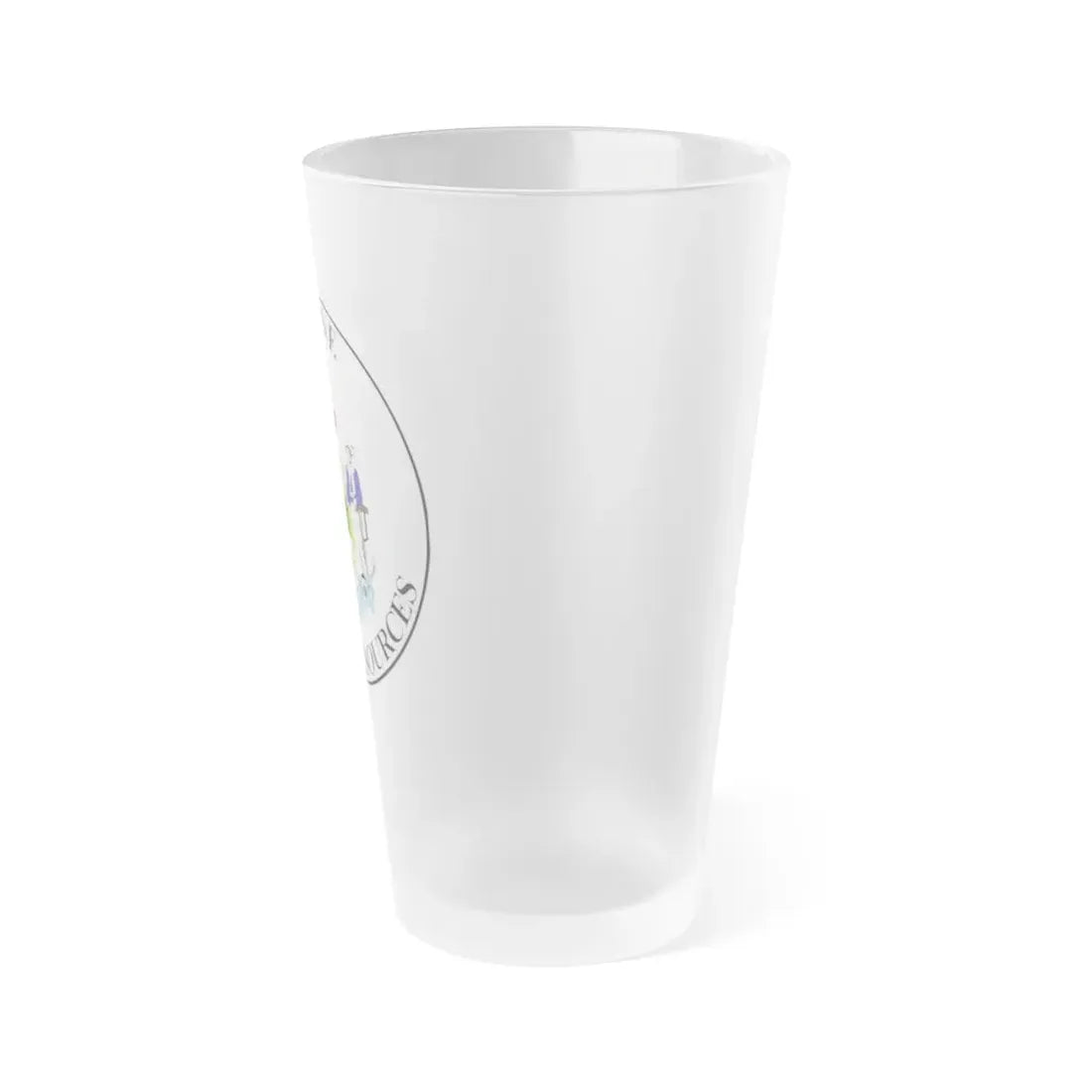 Maine Department of Marine Resources - Frosted Pint Glass 16oz - Go Mug Yourself