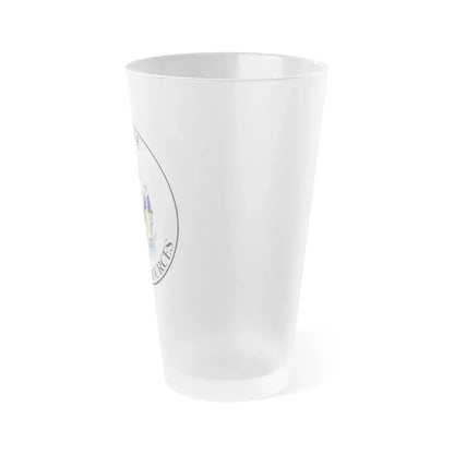 Maine Department of Marine Resources - Frosted Pint Glass 16oz - Go Mug Yourself