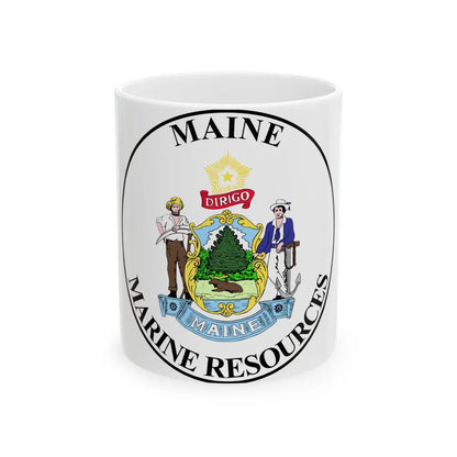 Maine Department of Marine Resources - White Coffee Mug-11oz-Go Mug Yourself