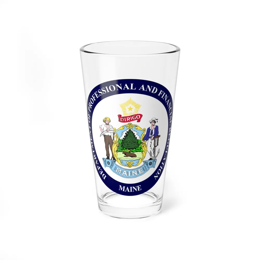 Maine Department of Professional and Financial Regulation - Pint Glass 16oz-16oz-Go Mug Yourself