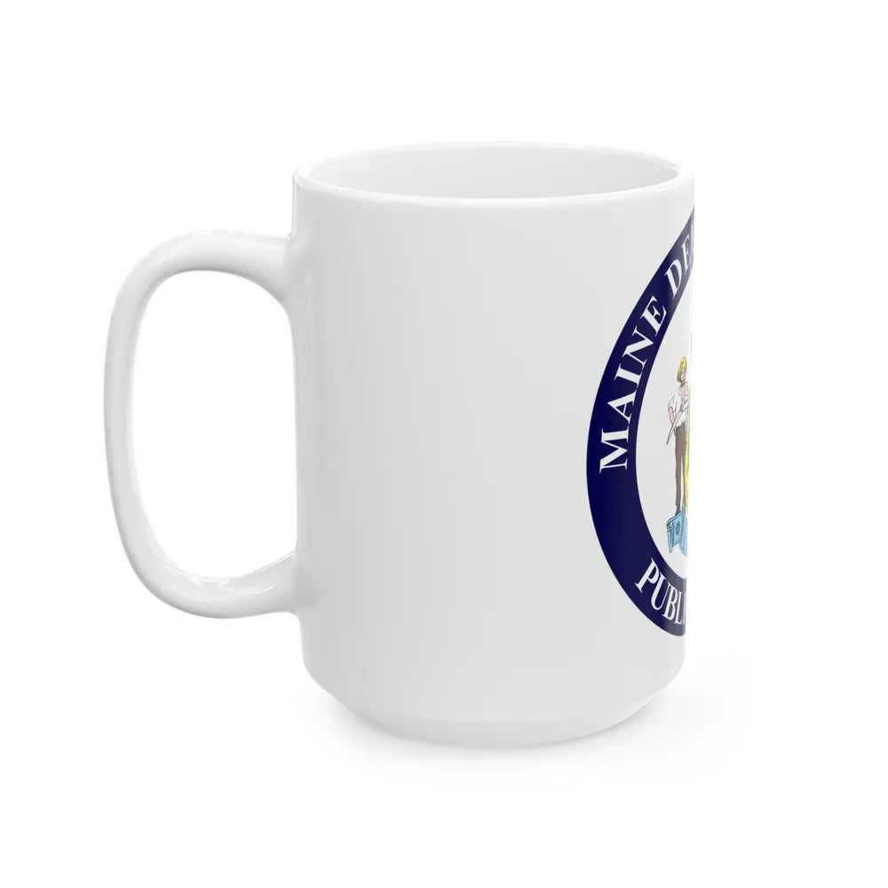 Maine Department of Public Safety - White Coffee Mug-Go Mug Yourself