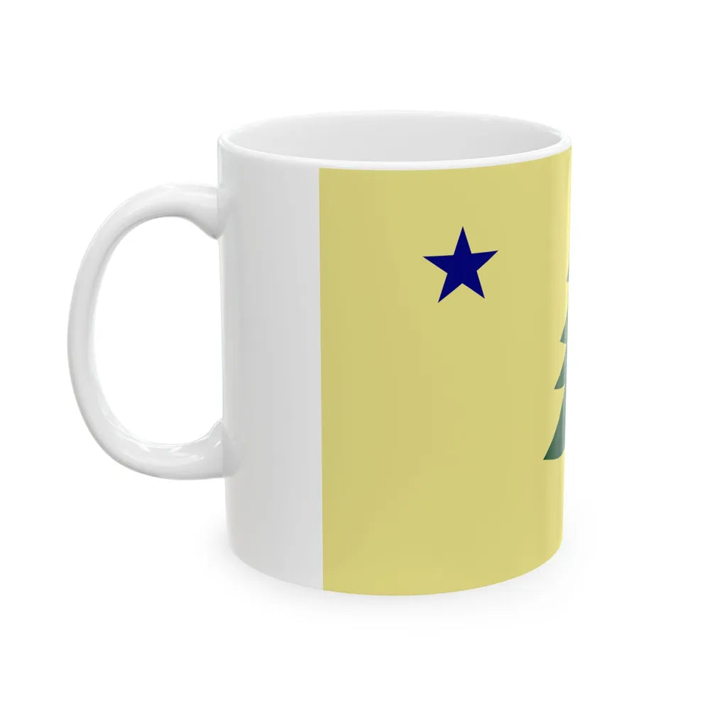 Maine Flag 1901-1909 (United States) White Coffee Mug - Go Mug Yourself