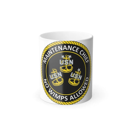 Maintenance Chief (U.S. Navy) Color Changing Mug 11oz-11oz-Go Mug Yourself