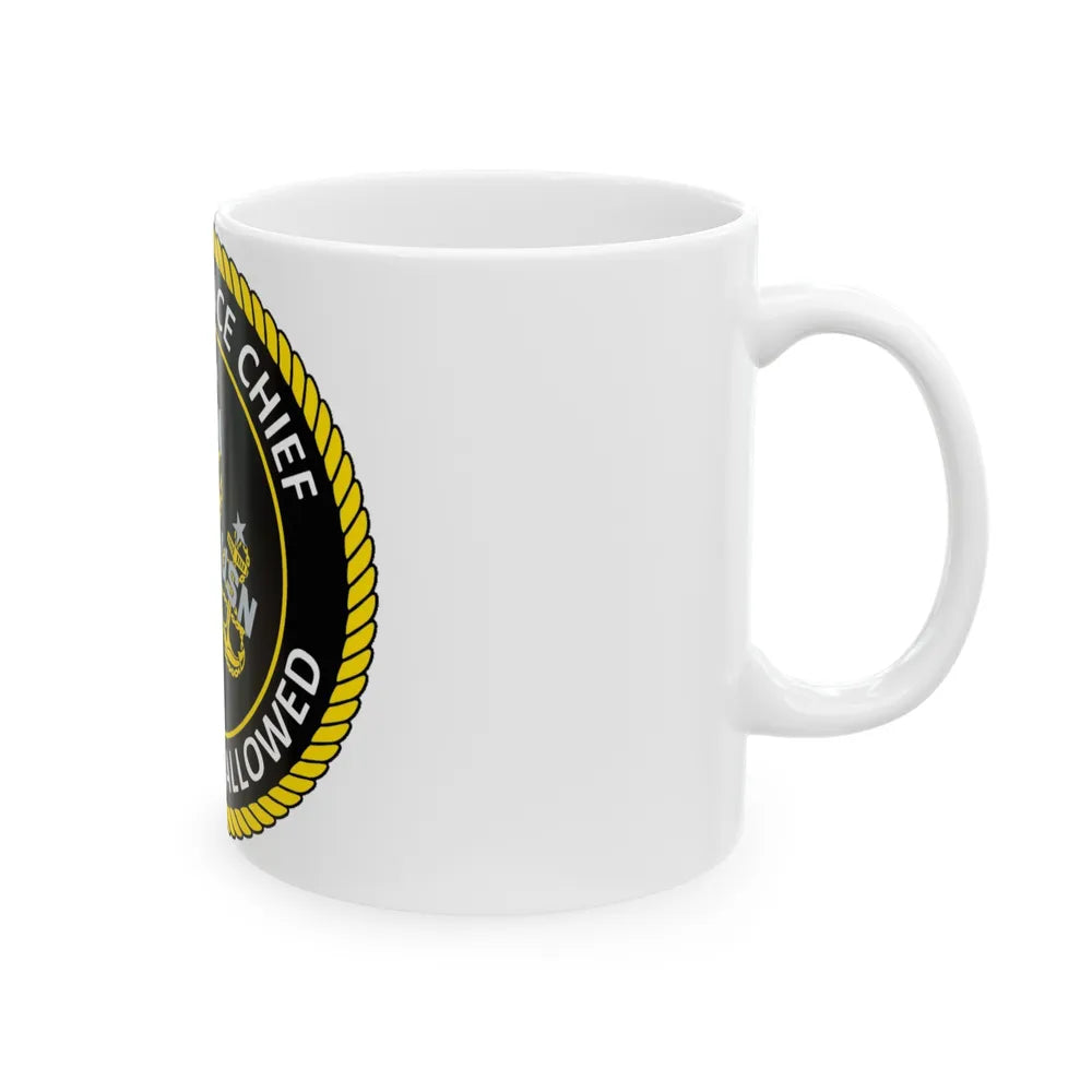 Maintenance Chief (U.S. Navy) White Coffee Mug-Go Mug Yourself