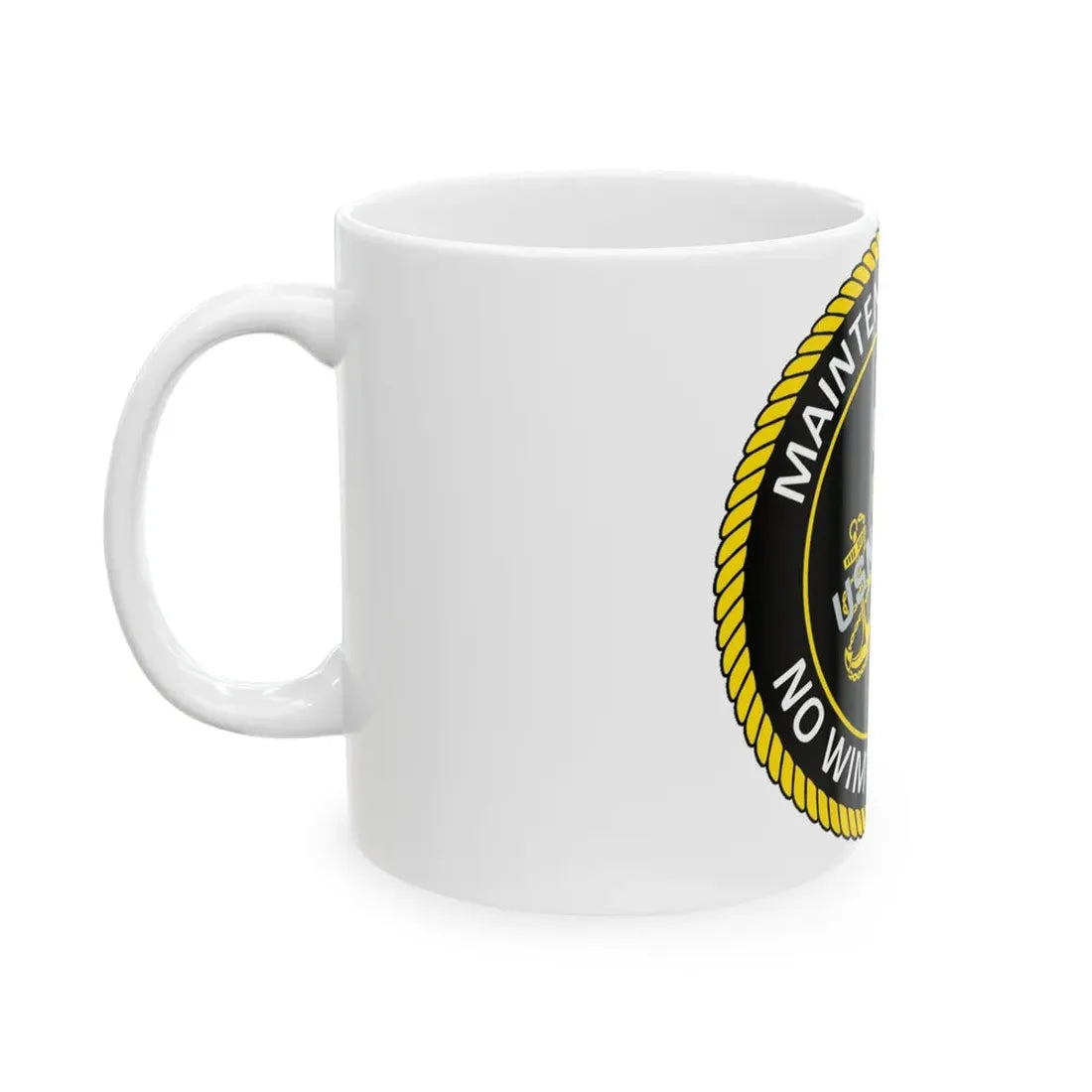 Maintenance Chief (U.S. Navy) White Coffee Mug - Go Mug Yourself