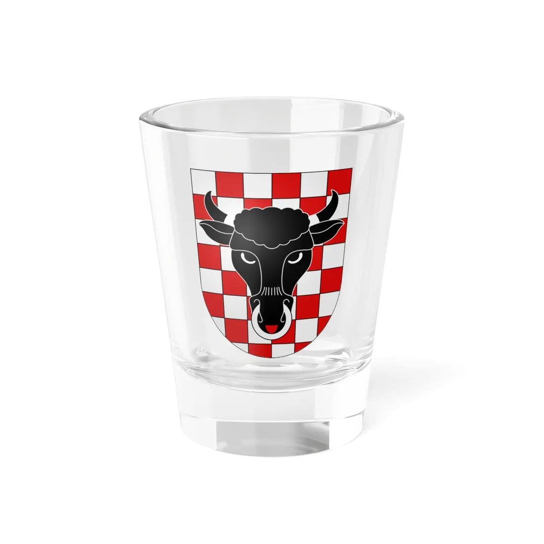 Mairengo-coat of arms (Switzerland) (Coat of Arms) Shot Glass 1.5oz 1.5oz - Go Mug Yourself