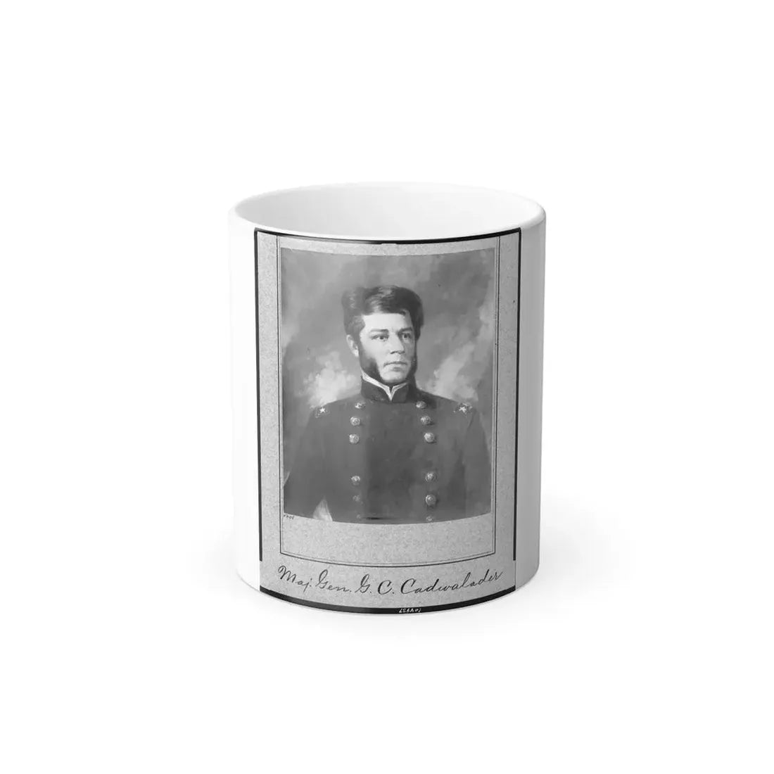 Maj. Gen. G.B. Cadwalader, Half-Length Portrait, Facing Right (U.S. Civil War) Color Changing Coffee Mug 11oz Default Title 11oz - Go Mug Yourself