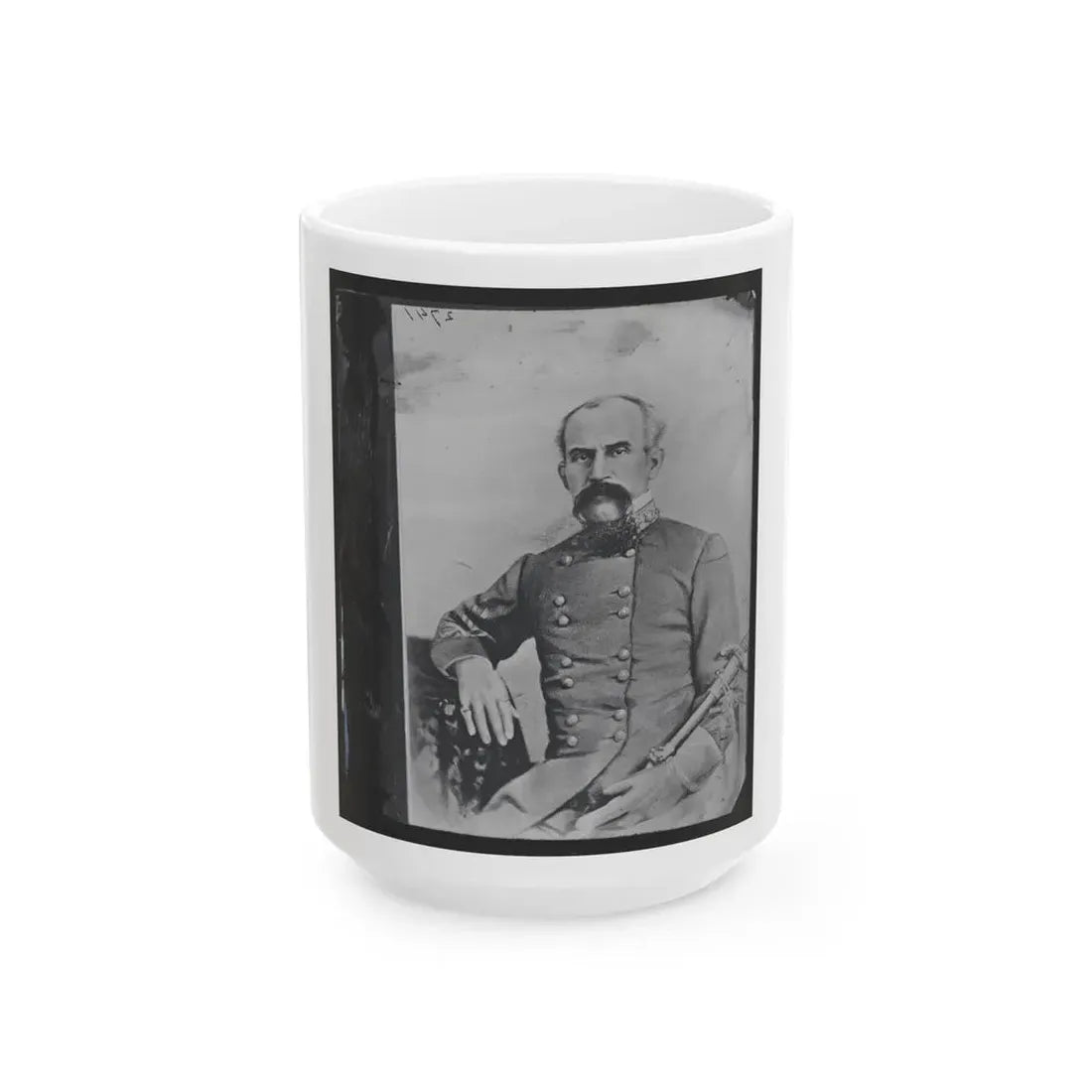 Maj. Gen. Isaac R. Trimble, C.S.A. (U.S. Civil War) White Coffee Mug 15oz - Go Mug Yourself