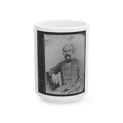 Maj. Gen. Isaac R. Trimble, C.S.A. (U.S. Civil War) White Coffee Mug 15oz - Go Mug Yourself