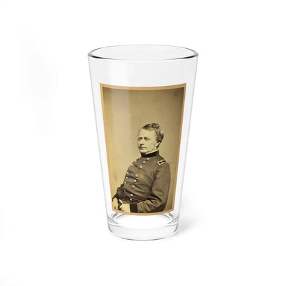 Maj.-Gen. Joseph Hooker, Half-Length Portrait, Seated, Facing Left, Arms Resting On Lap, Wearing Military Uniform (U.S. Civil War) Pint Glass 16oz 16oz - Go Mug Yourself