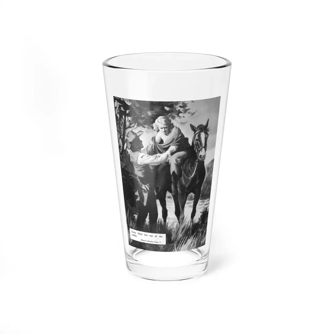 Majesty's Rancho, Zane Grey's Western, July 1949 - Pint Glass 16oz 16oz - Go Mug Yourself