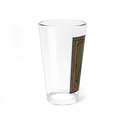 Major Charles Jones Green Of Co. A, 47th Virginia Infantry Regiment, In Uniform With Carved Cane (U.S. Civil War) Pint Glass 16oz - Go Mug Yourself