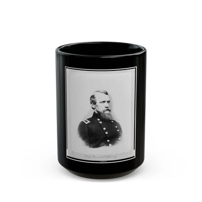 Major General D.B. Birney, Head-And-Shoulders Portrait, Facing Right (U.S. Civil War) Black Coffee Mug-15oz-Go Mug Yourself