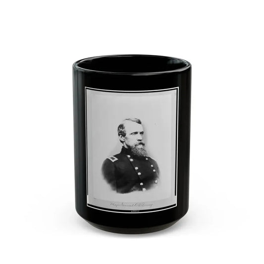 Major General D.B. Birney, Head-And-Shoulders Portrait, Facing Right (U.S. Civil War) Black Coffee Mug 15oz - Go Mug Yourself
