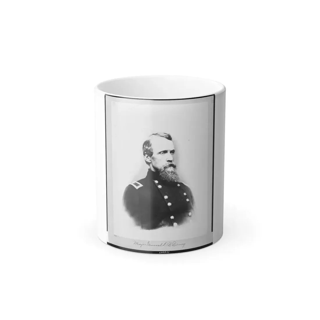 Major General D.B. Birney, Head-and-Shoulders Portrait, Facing Right (U.S. Civil War) Color Changing Coffee Mug 11oz Default Title 11oz - Go Mug Yourself