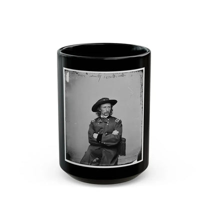Major General George Armstrong Custer(2) (U.S. Civil War) Black Coffee Mug 15oz - Go Mug Yourself