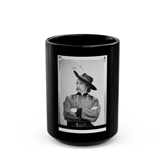 Major General George Armstrong Custer (U.S. Civil War) Black Coffee Mug-15oz-Go Mug Yourself