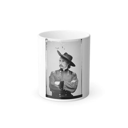 Major General George Armstrong Custer (U.S. Civil War) Color Changing Coffee Mug 11oz-11oz-Go Mug Yourself