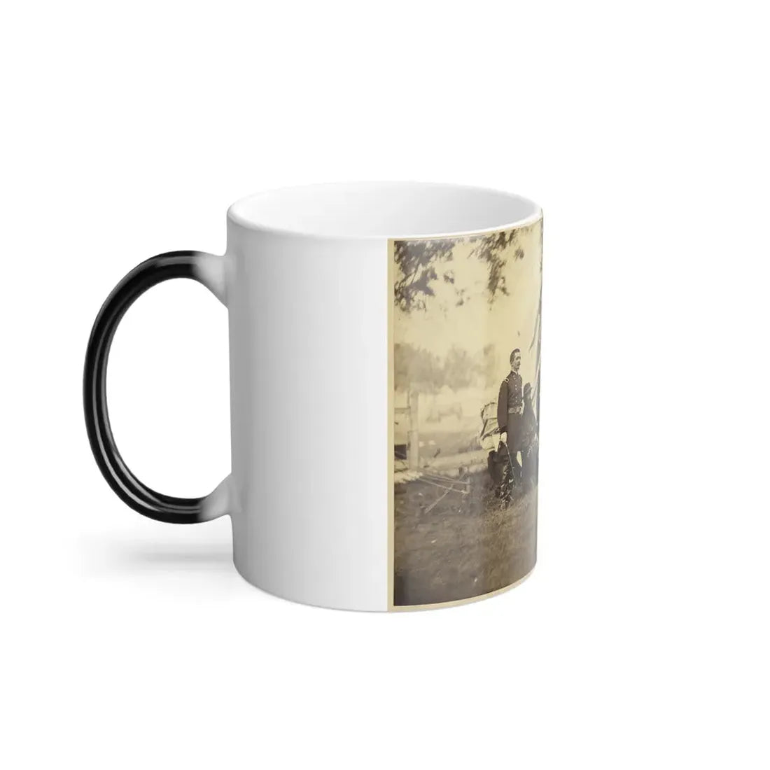 Major General Philip Sheridan and His Generals in Front of Sheridan's Tent (U.S. Civil War) Color Changing Coffee Mug 11oz - Go Mug Yourself