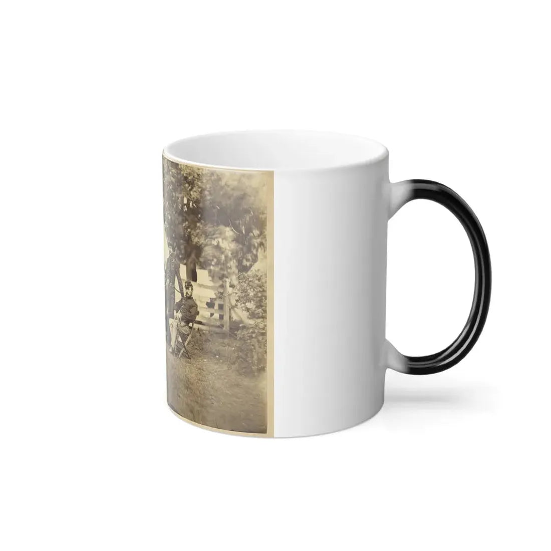 Major General Philip Sheridan and His Generals in Front of Sheridan's Tent (U.S. Civil War) Color Changing Coffee Mug 11oz - Go Mug Yourself