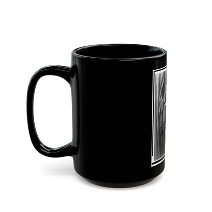 Major General Winfield S. Hancock, Three-Quarter Length Portrait, Seated, Facing Front (U.S. Civil War) Black Coffee Mug - Go Mug Yourself